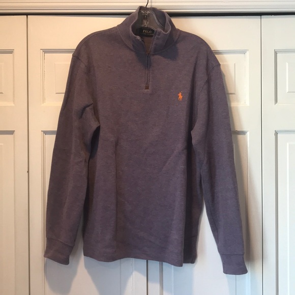 Men’s 🇺🇸POLO RALPH LAUREN🇺🇸 Pull Over Purple - Picture 1 of 7